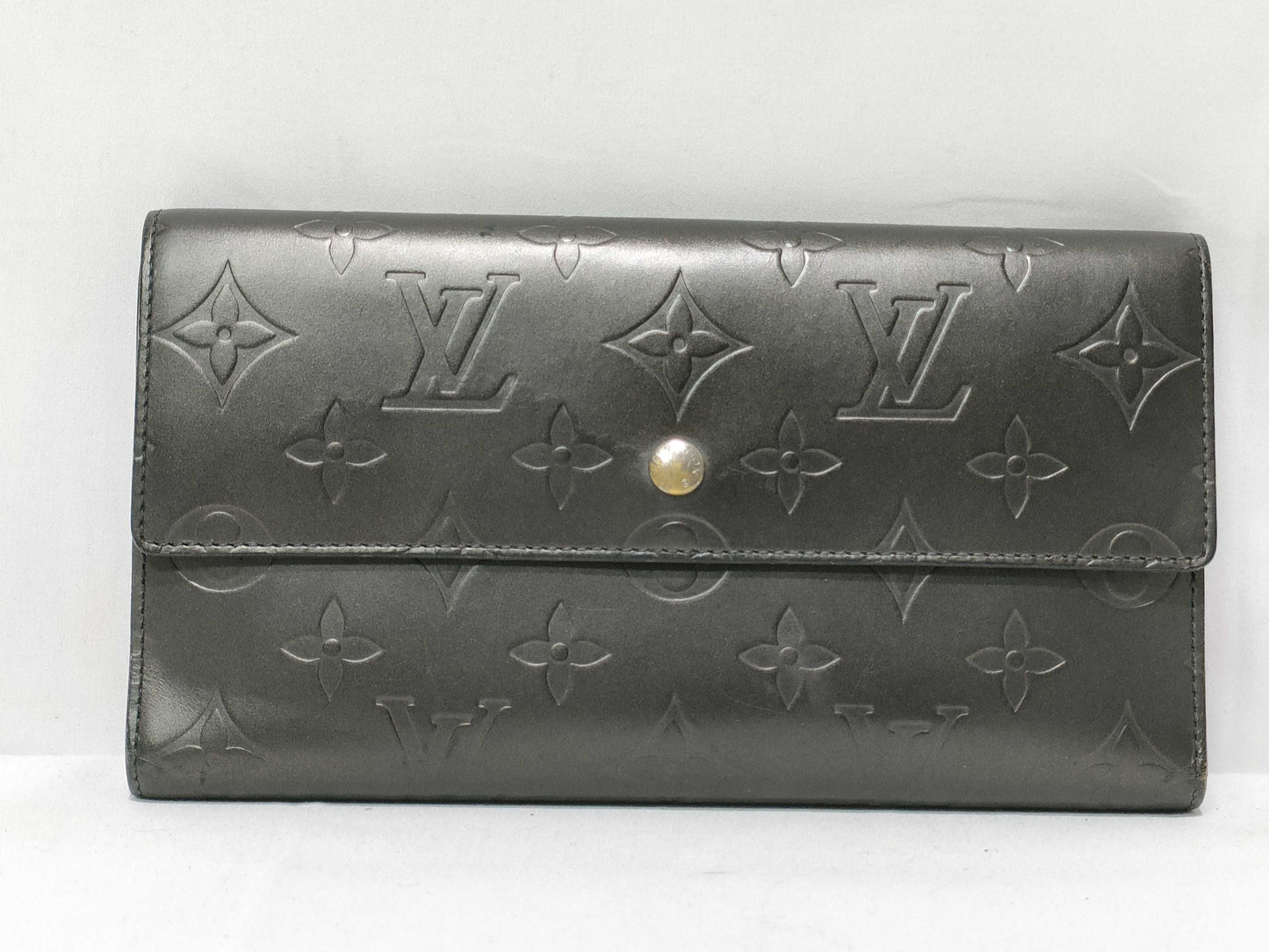 LOUIS VUITTON Monogram Matte Louis Vuitton Wallet