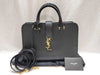 SAINT LAURENT Cabas 2-way Shoulder Bag 357395 Black with Gold Hardware Leather Shoulder Bag
