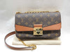LOUIS VUITTON Marceau Chain Shoulder Bag Monogram M46127 Brown Gold Hardware PVC RFID Shoulder Bag