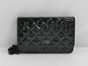 CHANEL CHANEL 2.55 Chain Wallet Black with Black Hardware and Enamel CAJUPN3G Shoulder Bag