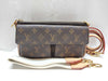 LOUIS VUITTON Monogram Viva Cite Shoulder Bag M46999 Brown Canvas with Gold Hardware and RFID Tags