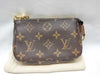 LOUIS VUITTON Monogram Pochette Accessoires Mini Monogram M58009 Brown with Gold Hardware, PVC Coated Canvas, SF4252 Handbag