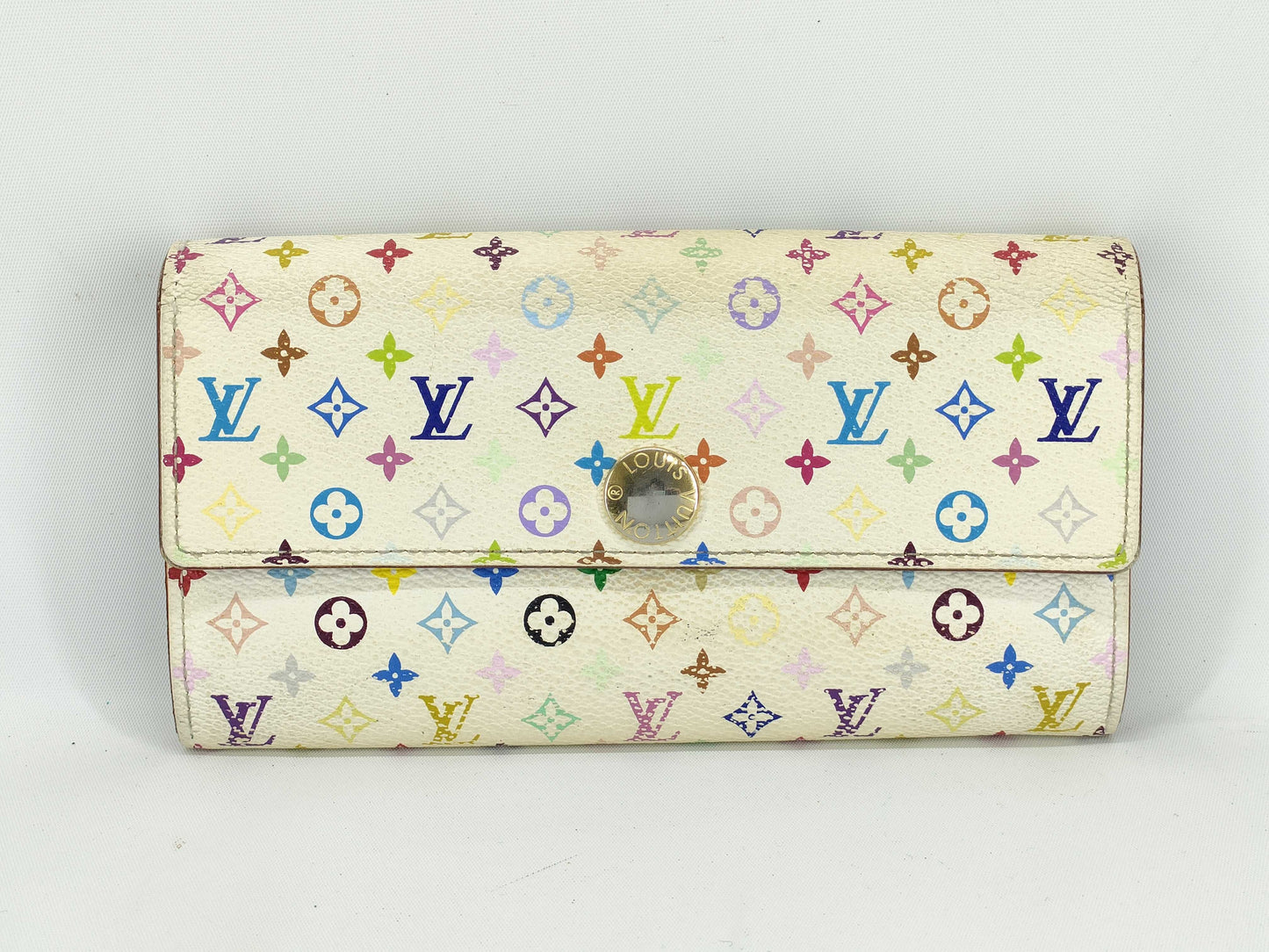 LOUIS VUITTON Monogram Multicolore LV Multicolore Portefeuille Sarah M60443 Wallet
