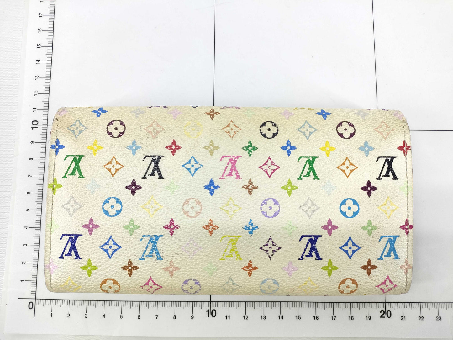 LOUIS VUITTON Monogram Multicolore LV Multicolore Portefeuille Sarah M60443 Wallet