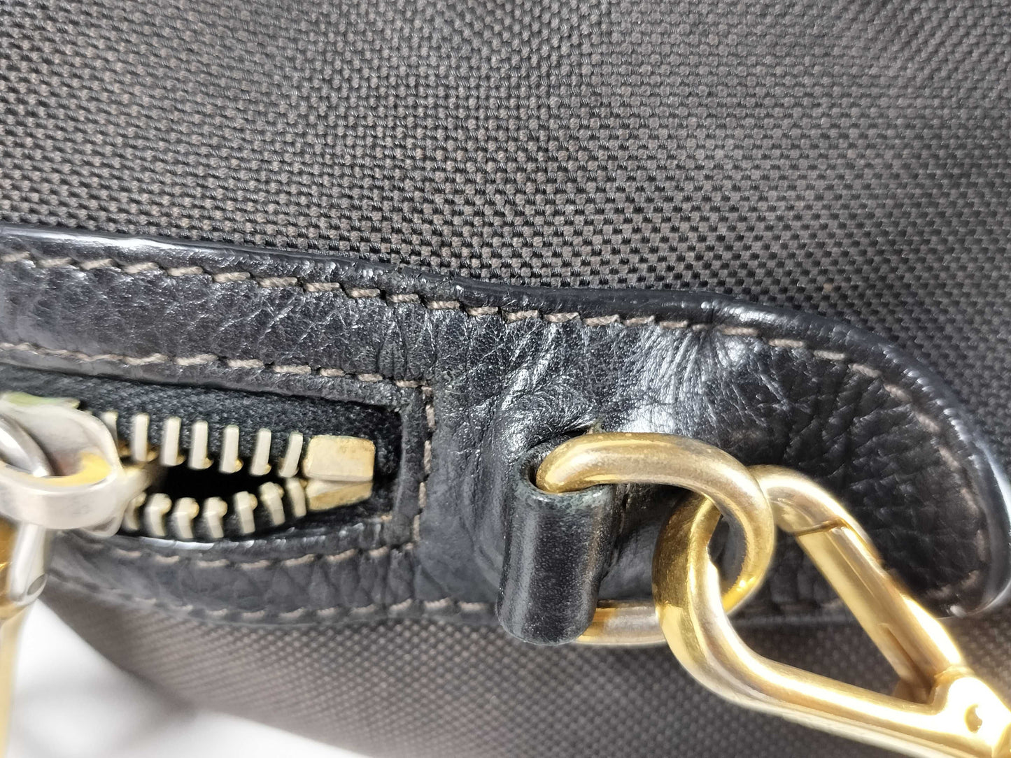 PRADA Prada Logo Jacquard 2-Way Shoulder Bag/Handbag