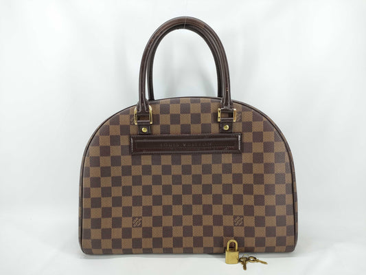 LOUIS VUITTON Damier LV Damier Nolita N41455 Handbag