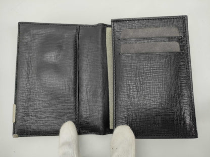 dunhill leather card case, card case, pass case, business card holder