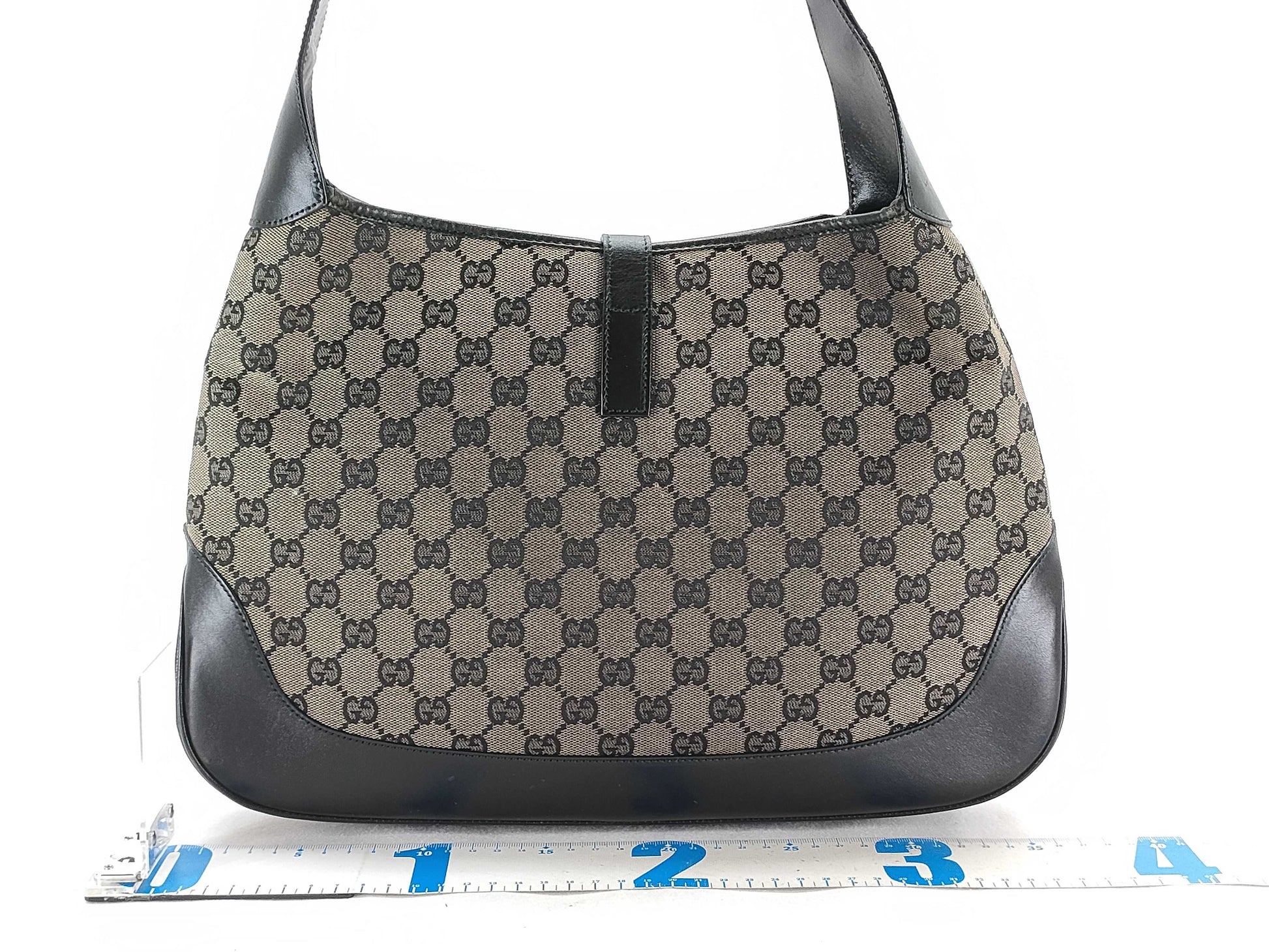 GUCCI Jackie GG Canvas Jackie Shoulder Bag