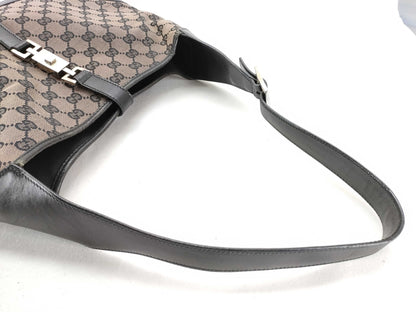 GUCCI Jackie GG Canvas Jackie Shoulder Bag
