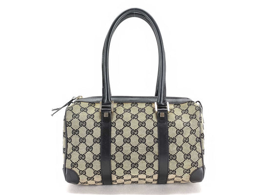 GUCCI GG Canvas Mini Boston Bag Handbag