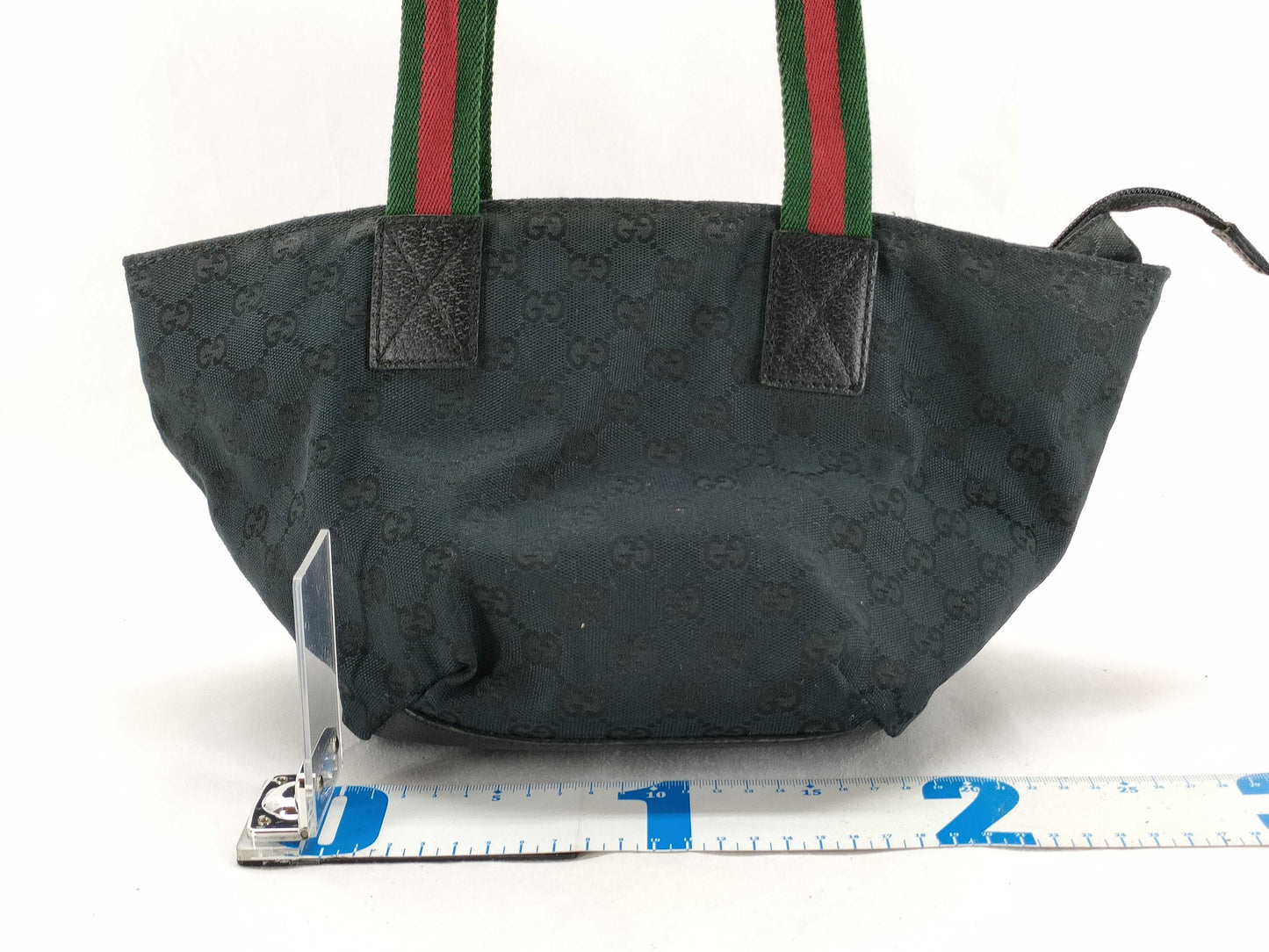 GUCCI GG Canvas Sherry Line Handbag