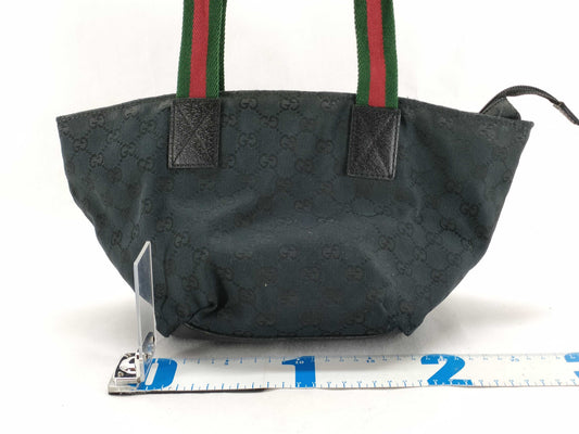GUCCI GG Canvas Sherry Line Handbag