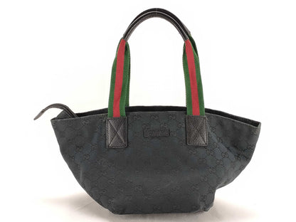 GUCCI GG Canvas Sherry Line Handbag