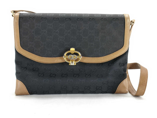GUCCI Old GG Canvas Old Gucci Shoulder Bag Shoulder Bag