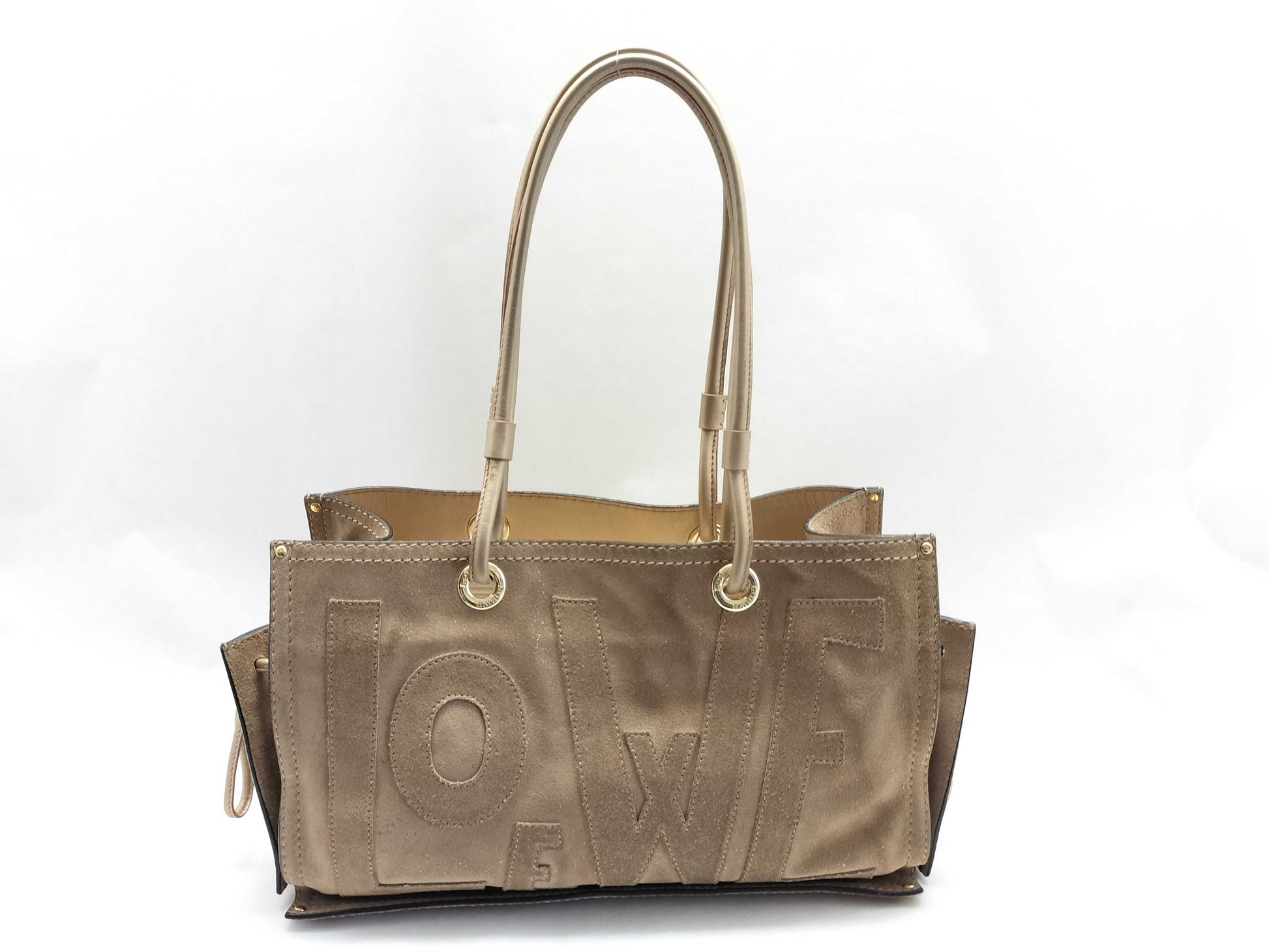 LOEWE Suede Tote Bag