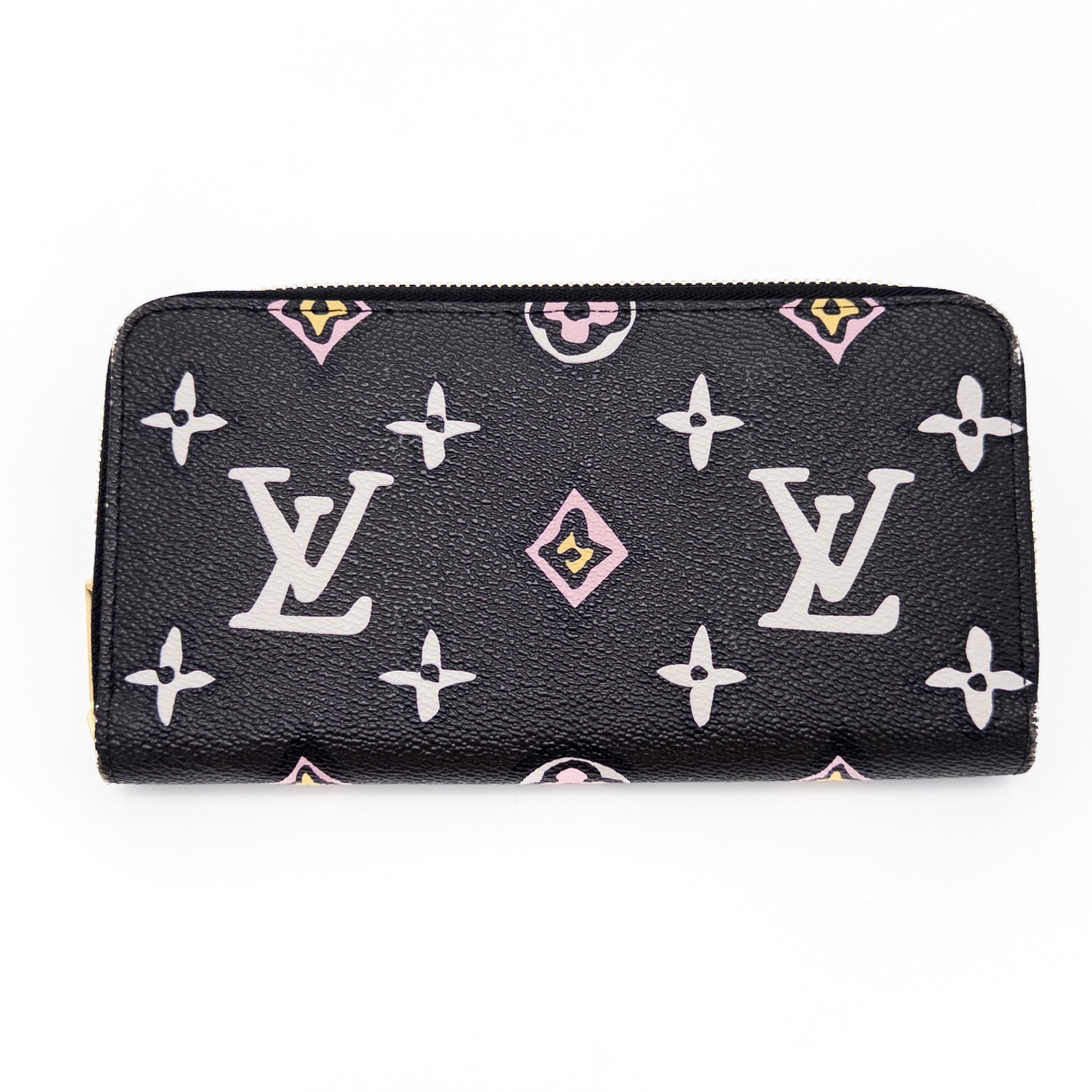 LOUIS VUITTON Monogram Wild at Heart Zippy Wallet M80683 Wallet with Box and Dust Bag