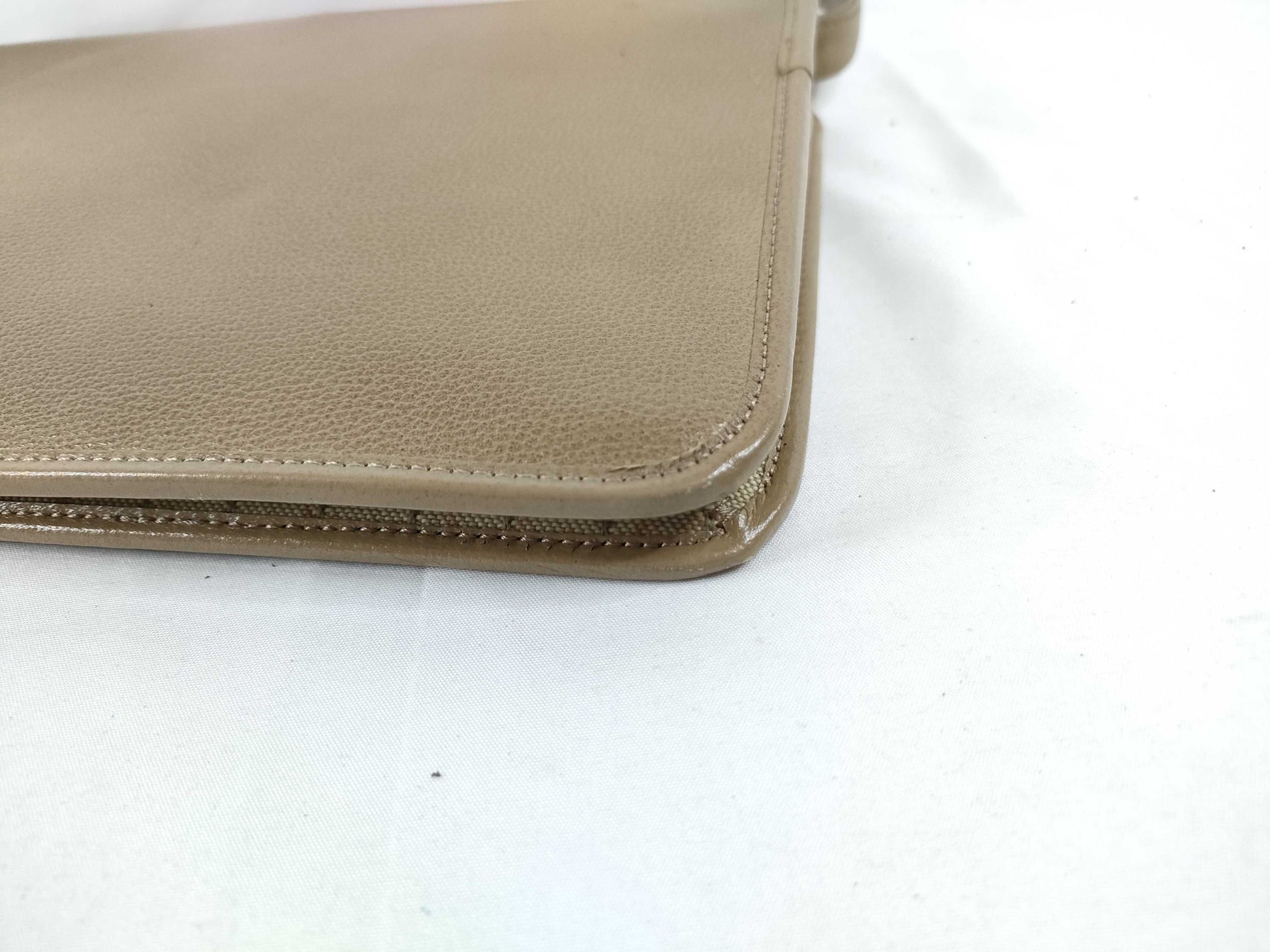 Dior Dior Shoulder Bag Beige CD Hardware Smooth Leather Shoulder Bag