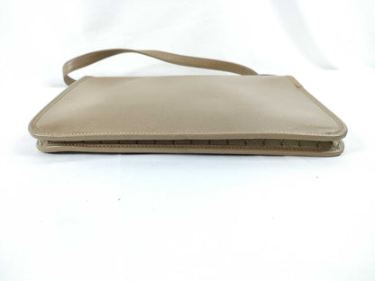 Dior Dior Shoulder Bag Beige CD Hardware Smooth Leather Shoulder Bag