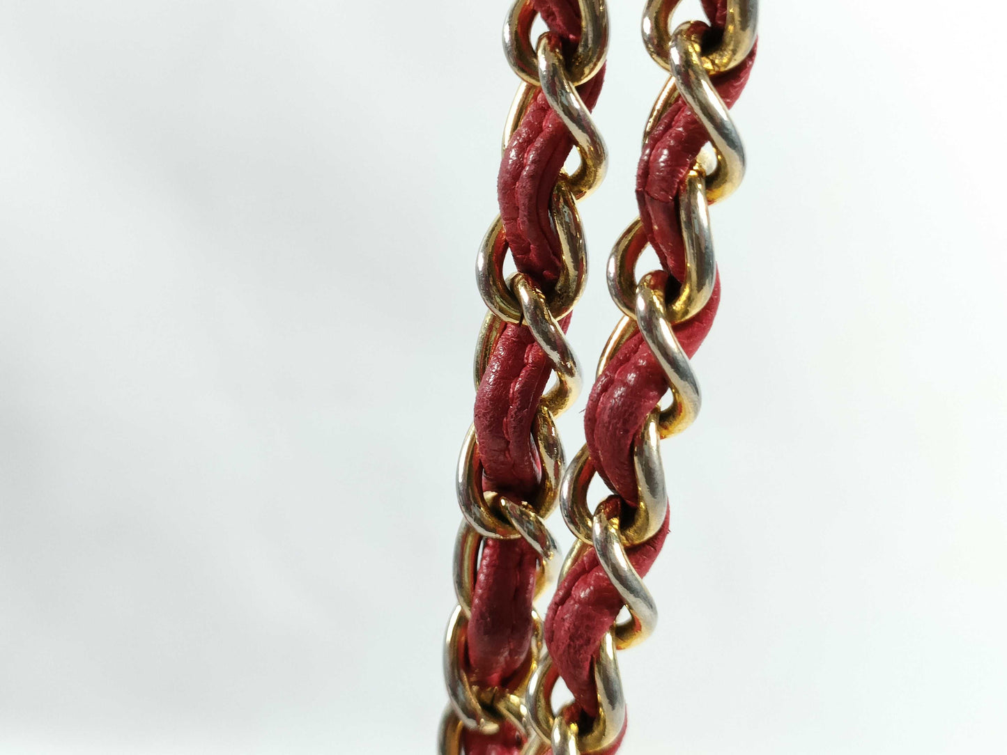 CHANEL Matelasse Lambskin Chain Shoulder Bag with Drawstring and Seal