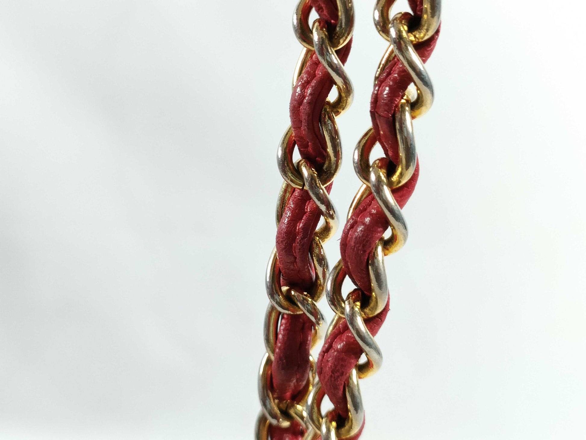 CHANEL Matelasse Lambskin Chain Shoulder Bag with Drawstring and Seal