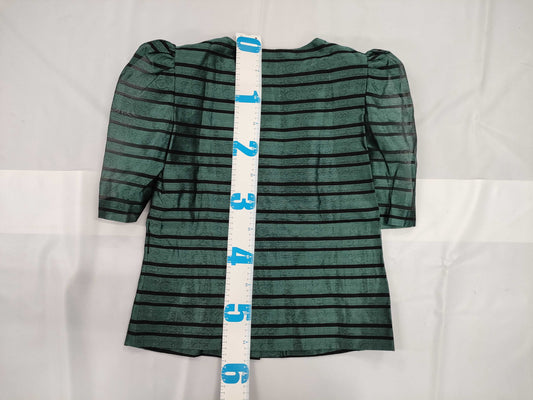 GIVENCHY puff sleeve short sleeve top size 10 tops