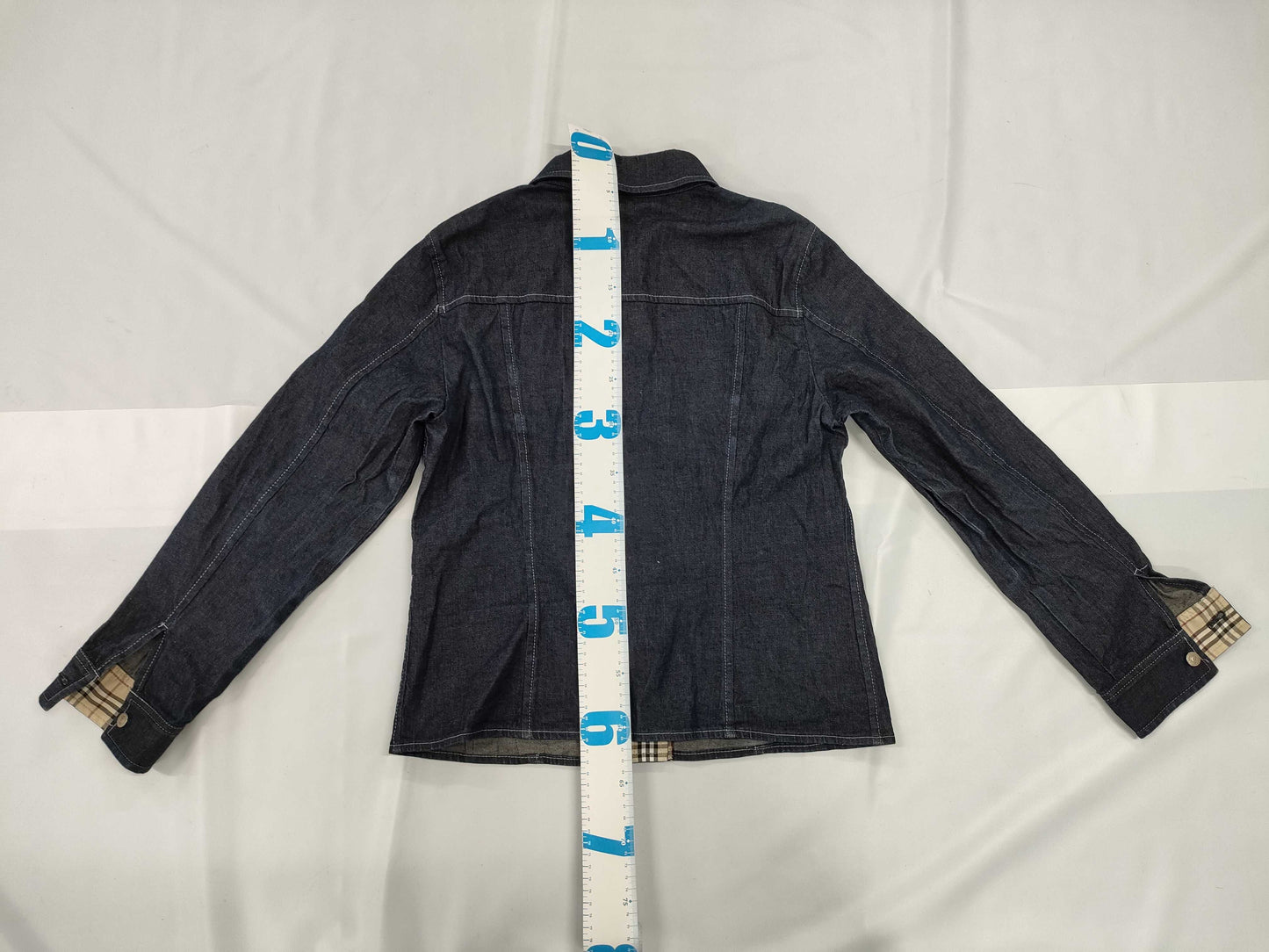 BURBERRY LONDON denim jacket size 42 jacket