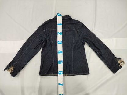 BURBERRY LONDON denim jacket size 42 jacket