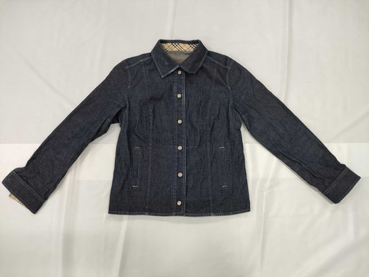 BURBERRY LONDON denim jacket size 42 jacket