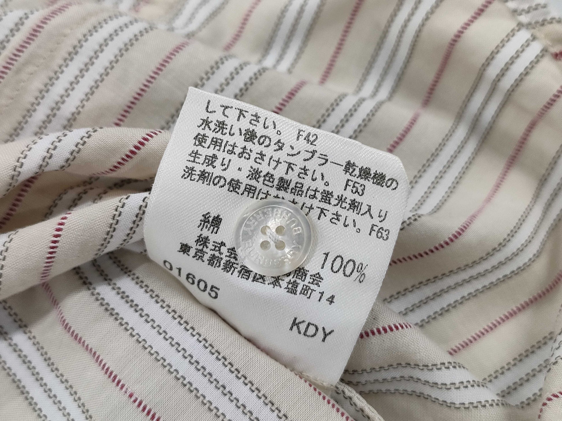 BURBERRY LONDON Short Sleeve Shirt Size 40 Shirt