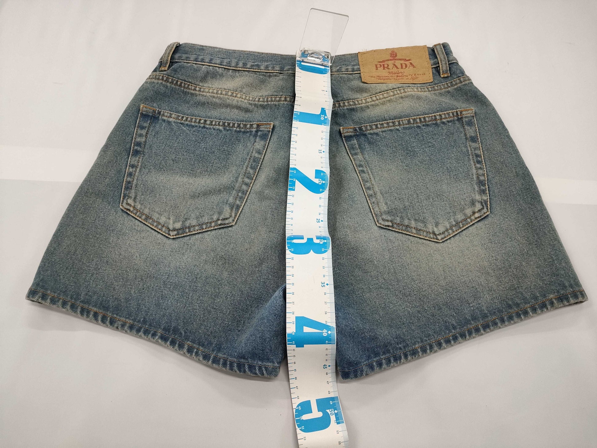 PRADA denim shorts size 32 pants