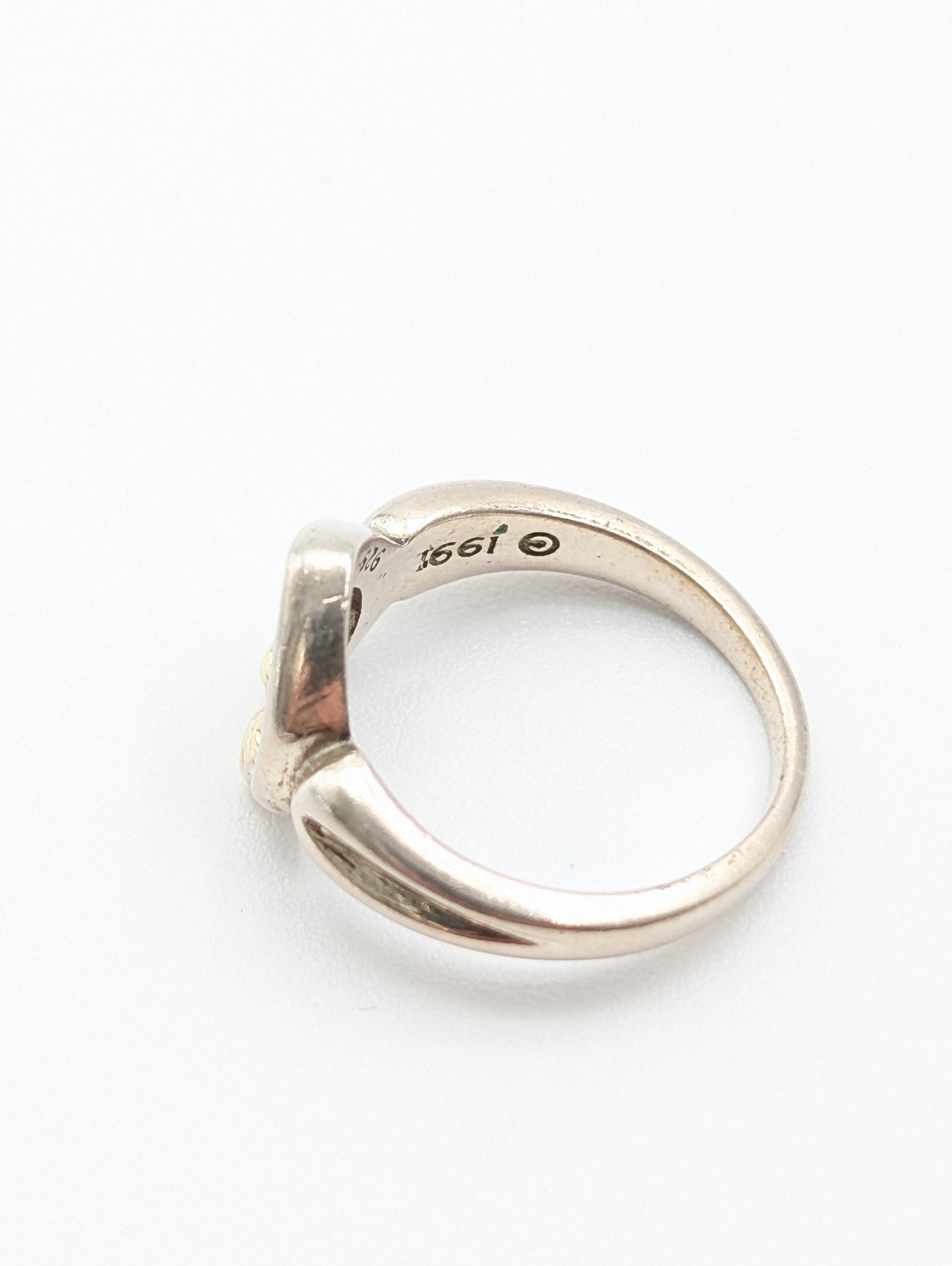 Tiffany & Co. Tiffany 750 Ribbon Combination 925 3.4g Ring