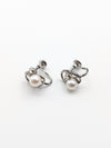 MIKIMOTO Pearl Diameter Approx. 6.1mm/6.3mm Sterling Silver 3.6g Earrings 
