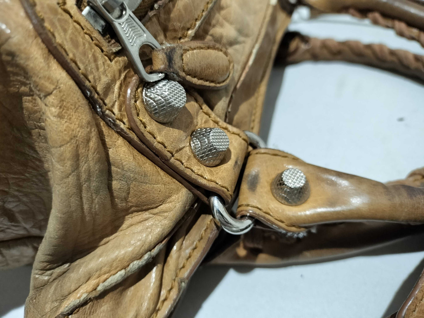 BALENCIAGA Giant Shoulder Bag with Mirror and Strap