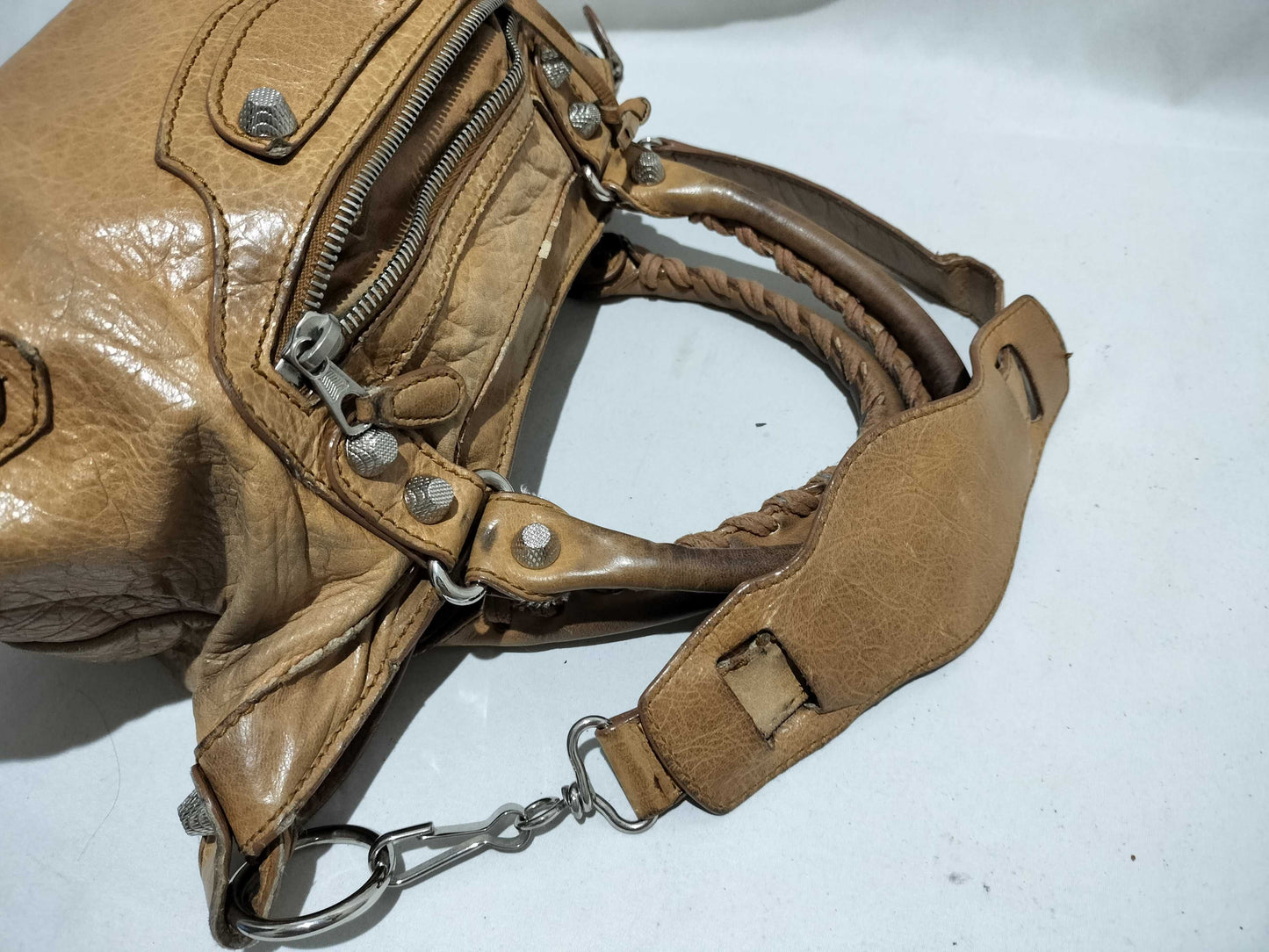 BALENCIAGA Giant Shoulder Bag with Mirror and Strap