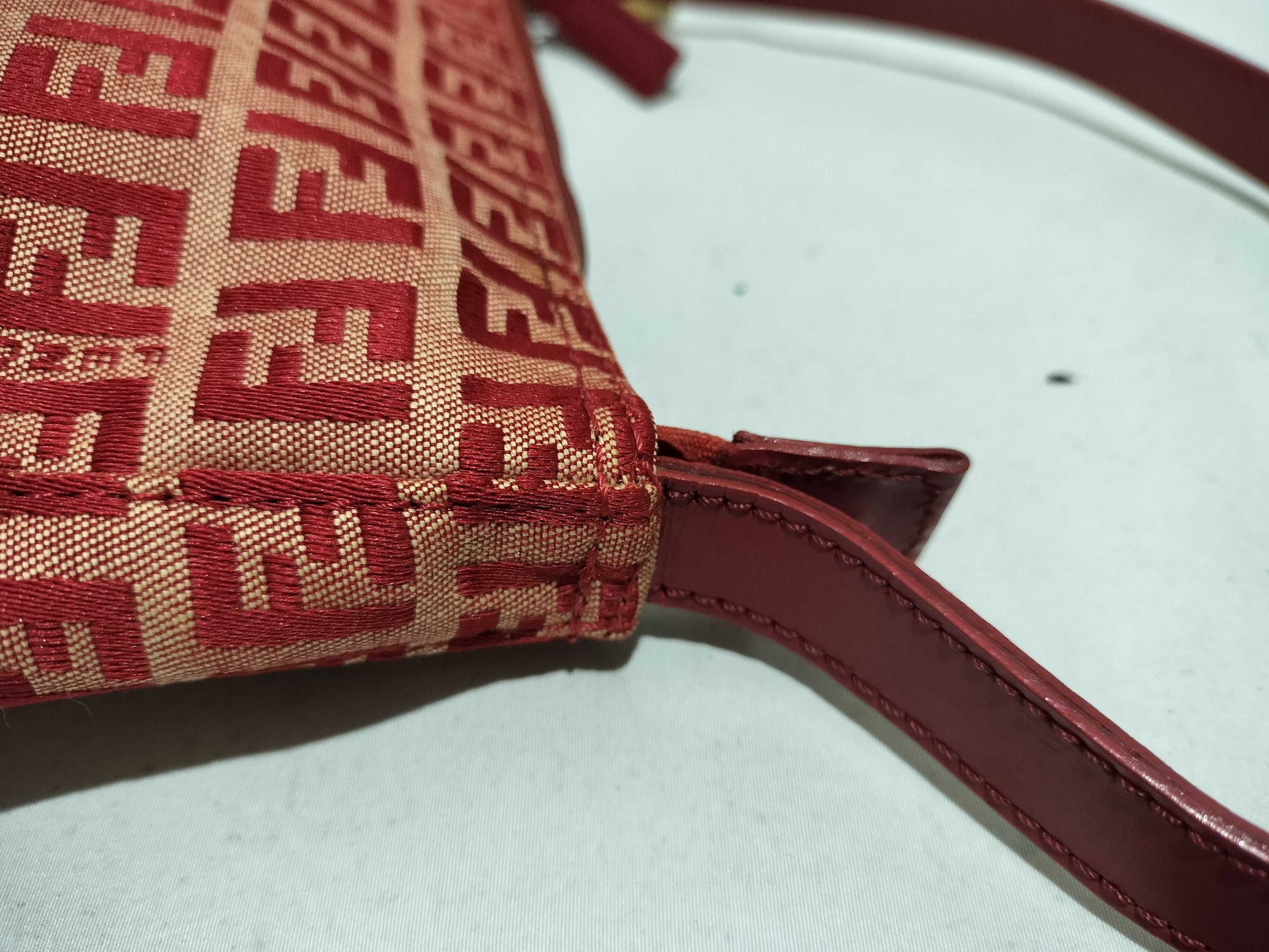 FENDI Accessory Pouch Zucchino Handbag