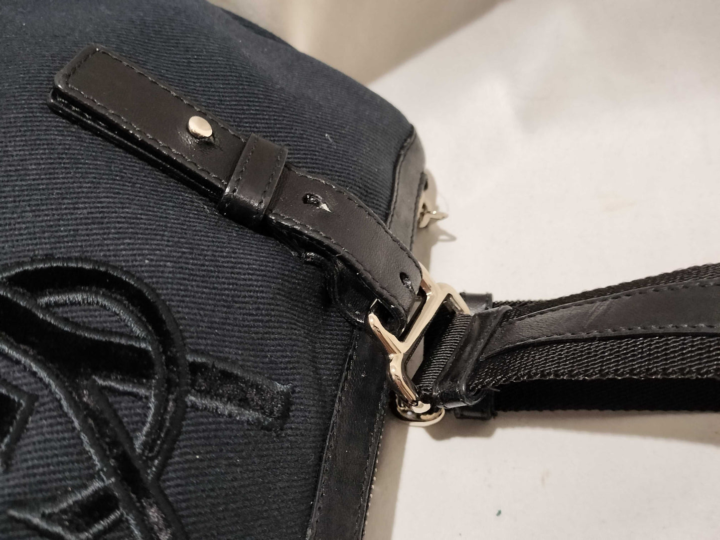 Yves Saint Laurent Cassandra Mini Boston Bag with Dust Bag
