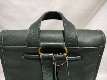 COACH Old Coach Backpack Green Backpack