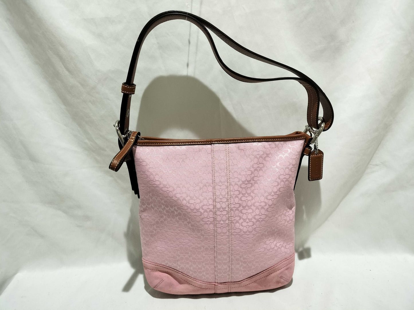 COACH shoulder bag with tag, pink shoulder bag