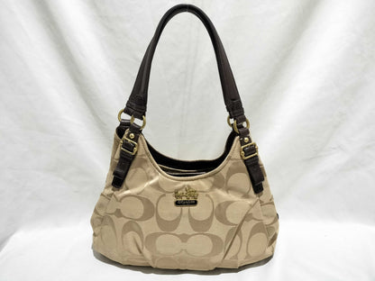 COACH Signature Coach Hobo Shoulder Bag Signature Shoulder Bag