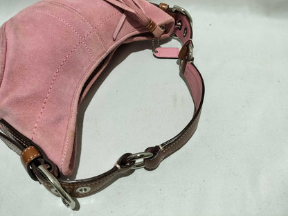 COACH Suede Shoulder Bag with Fringe Handbag