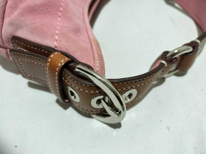 COACH Suede Shoulder Bag with Fringe Handbag