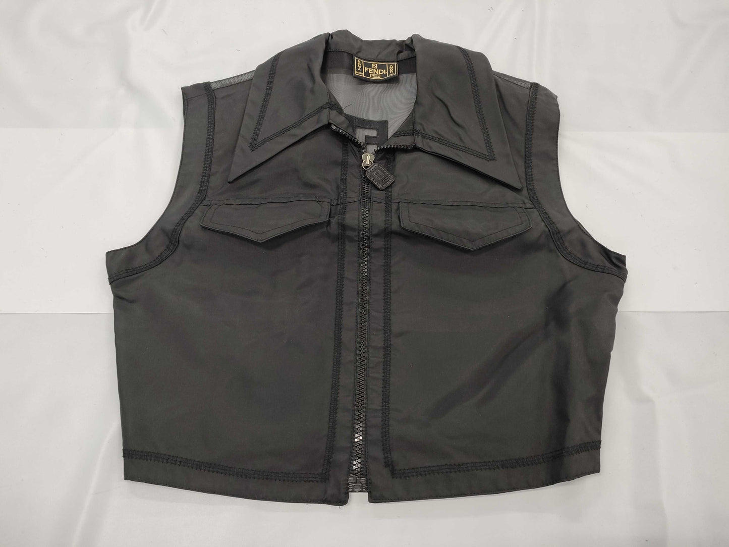 FENDI FENDI Mesh Vest Top Size 40 Vest