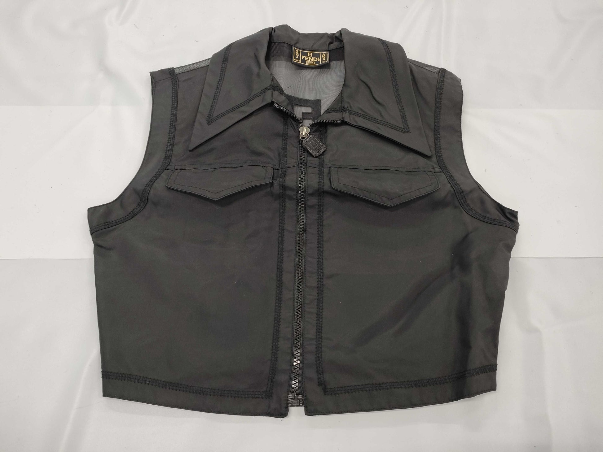 FENDI FENDI Mesh Vest Top Size 40 Vest