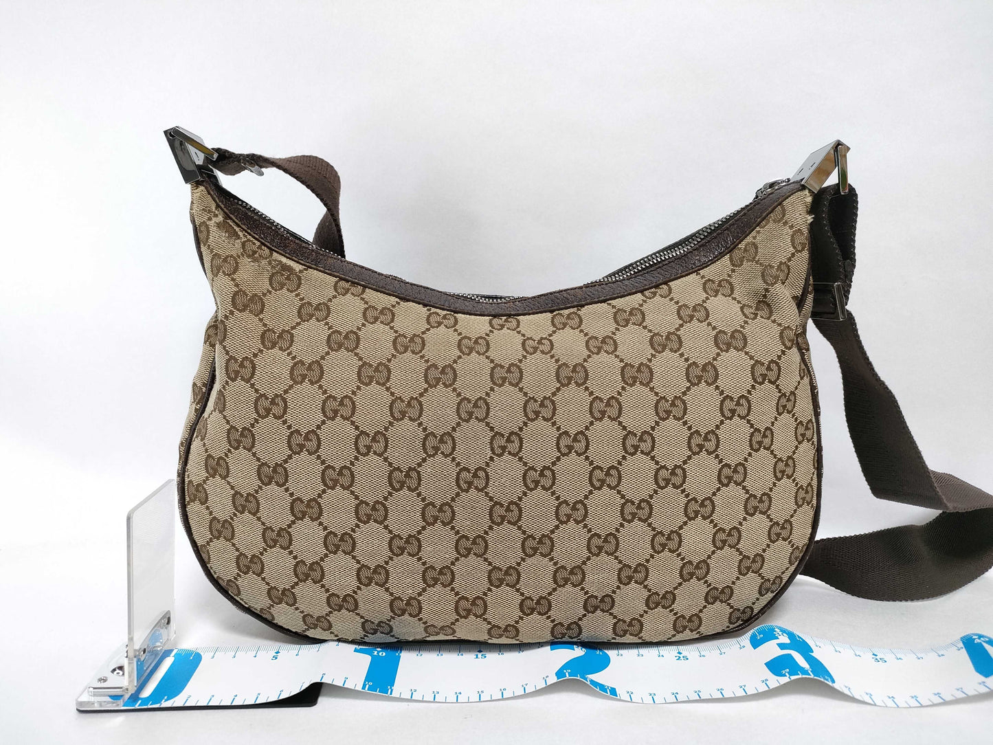 GUCCI GG Canvas Shoulder Bag 122790