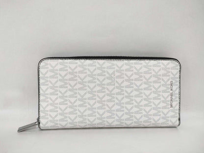 Michael Kors MK Signature Round Long Wallet