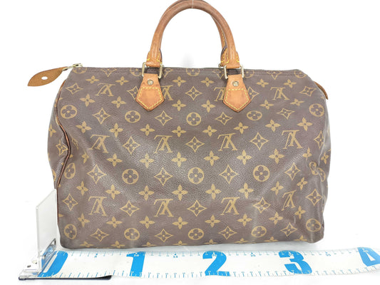 LOUIS VUITTON Monogram Louis Vuitton Monogram M41107 Speedy 35 Handbag