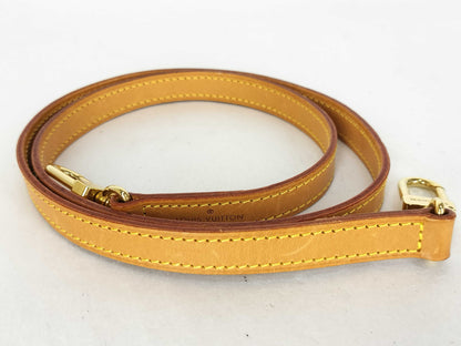 LOUIS VUITTON Adjustable Shoulder Strap in Natural Leather