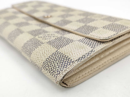 LOUIS VUITTON Damier Azur Wallet