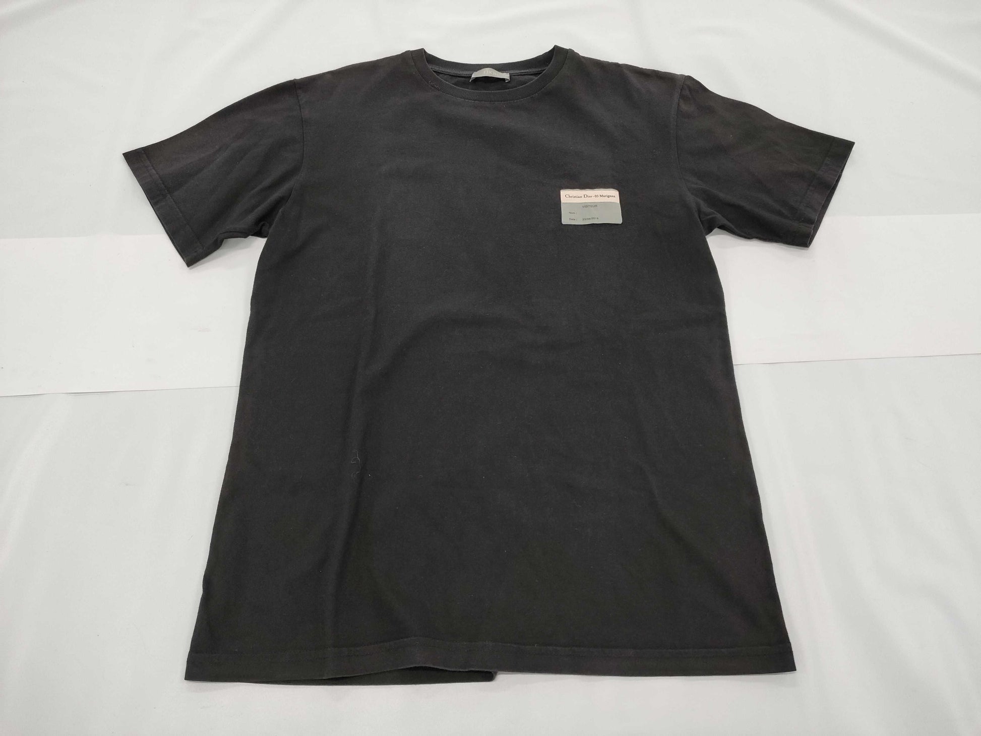 Dior 19SS Visitor Patch T-Shirt Black XS T-Shirt