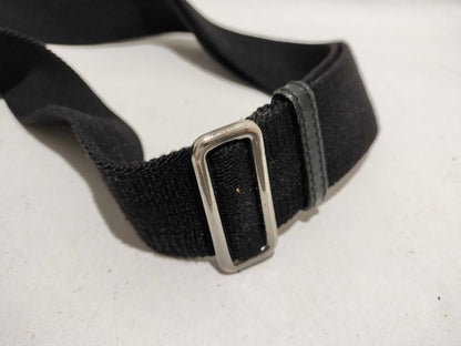 GUCCI 201448 Imprime Front Pocket Shoulder Bag Leather Black Shoulder Bag